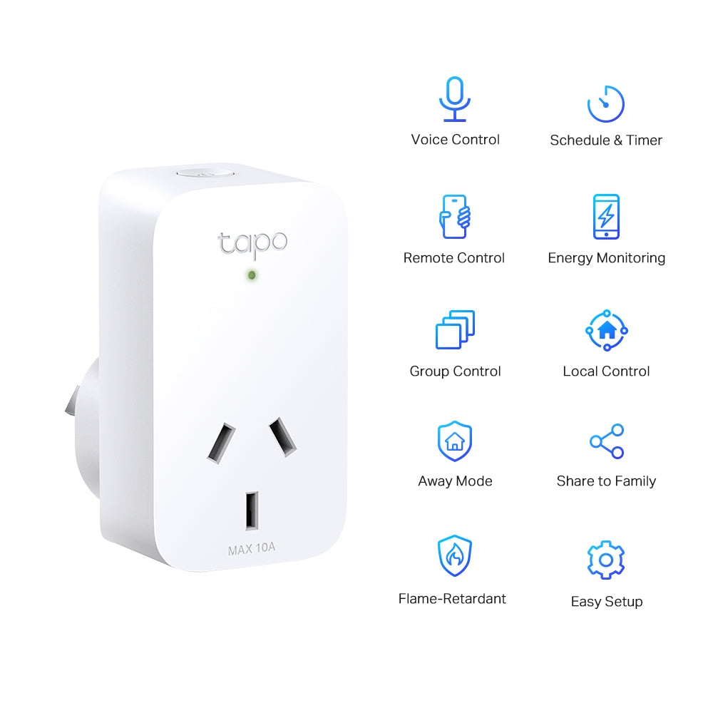 Mini Smart Wi-Fi Socket, Energy Monitoring, Tapo P110