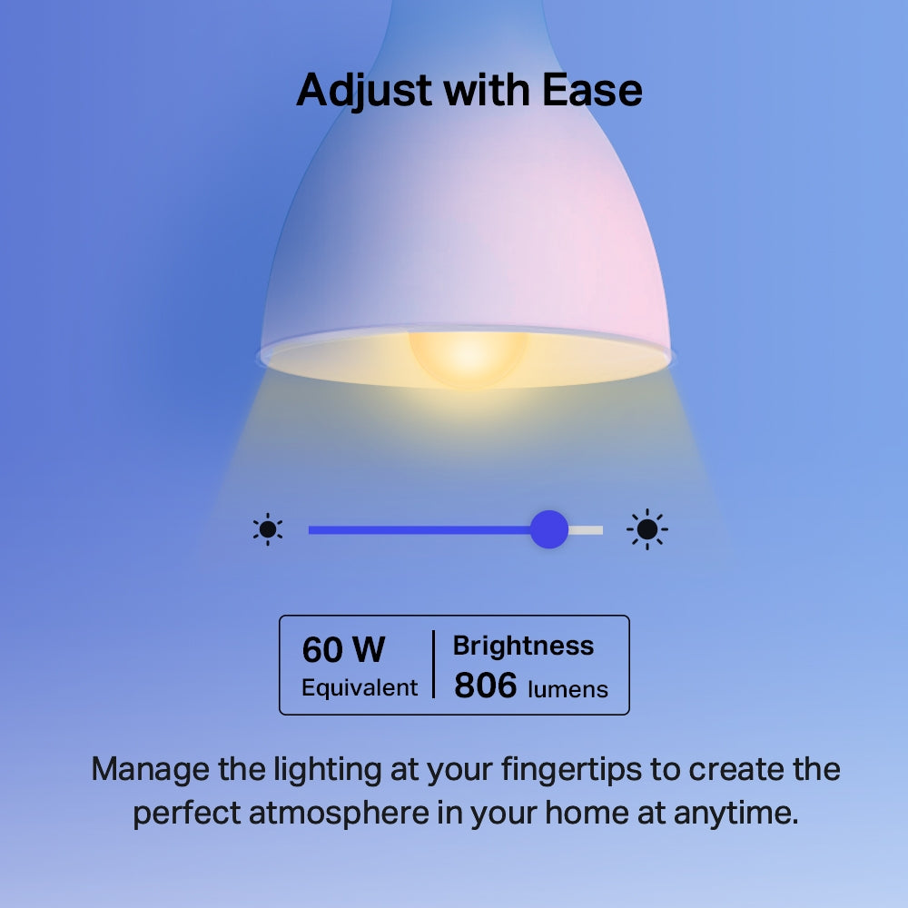 Tapo L530B | Smart Wi-Fi Light Bulb, Multicolour, Lamp Base B22
