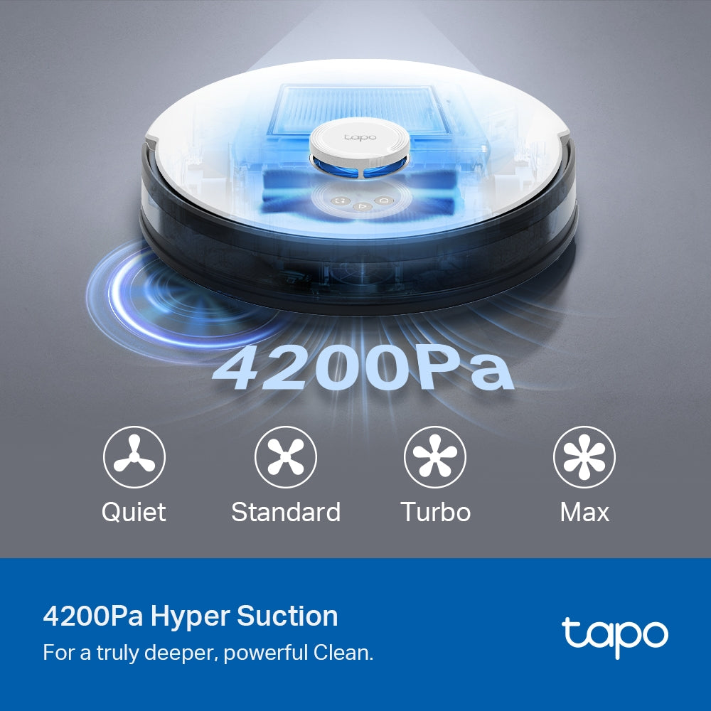 LiDAR Navigation Robot Vacuum & Mop, Tapo RV30C Mop