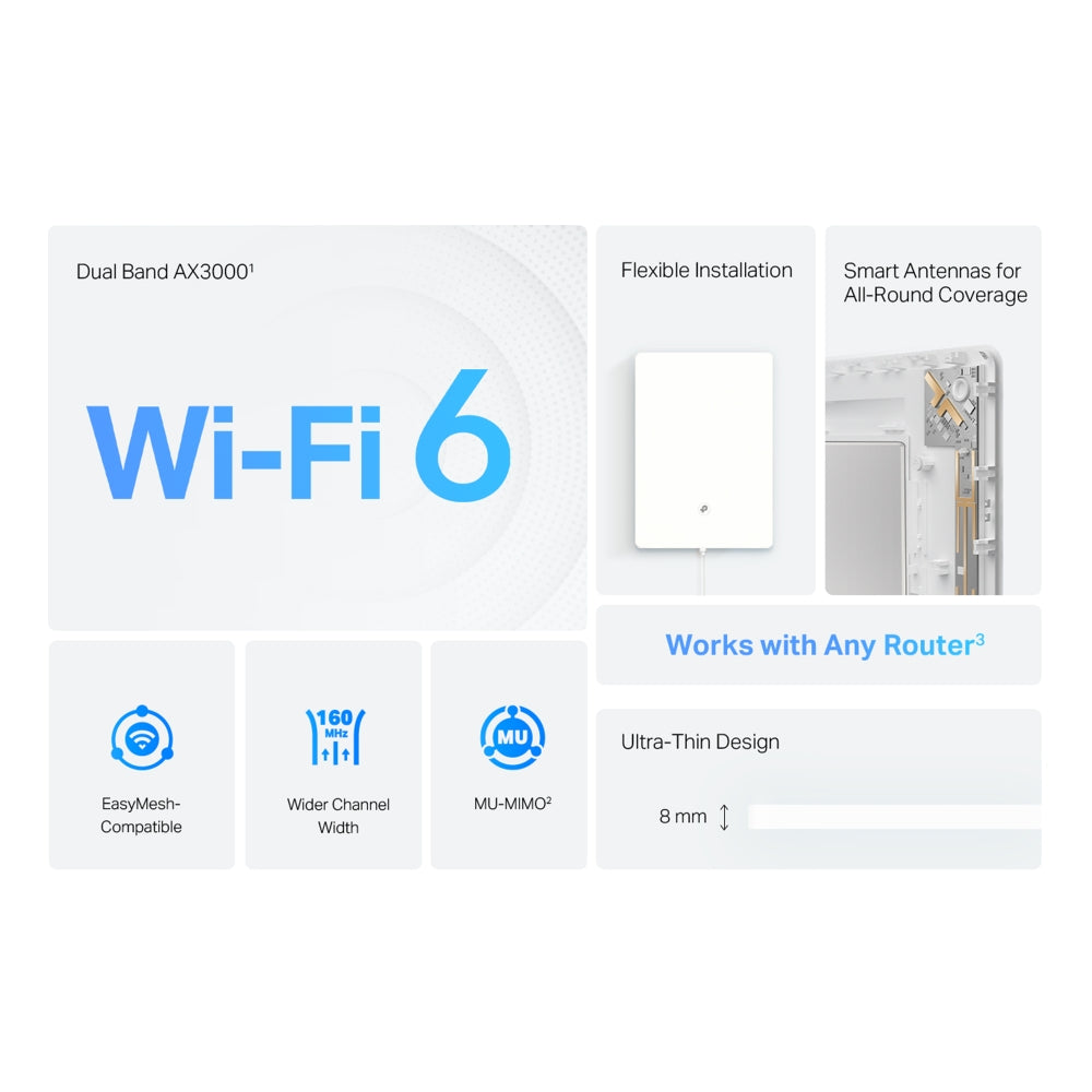 Archer Air E5 | AX3000 Dual-Band Wi-Fi 6 Air Range Extender