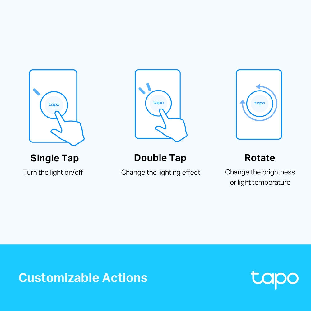 Smart Remote Dimmer Switch, Tapo S200D(3-pack)