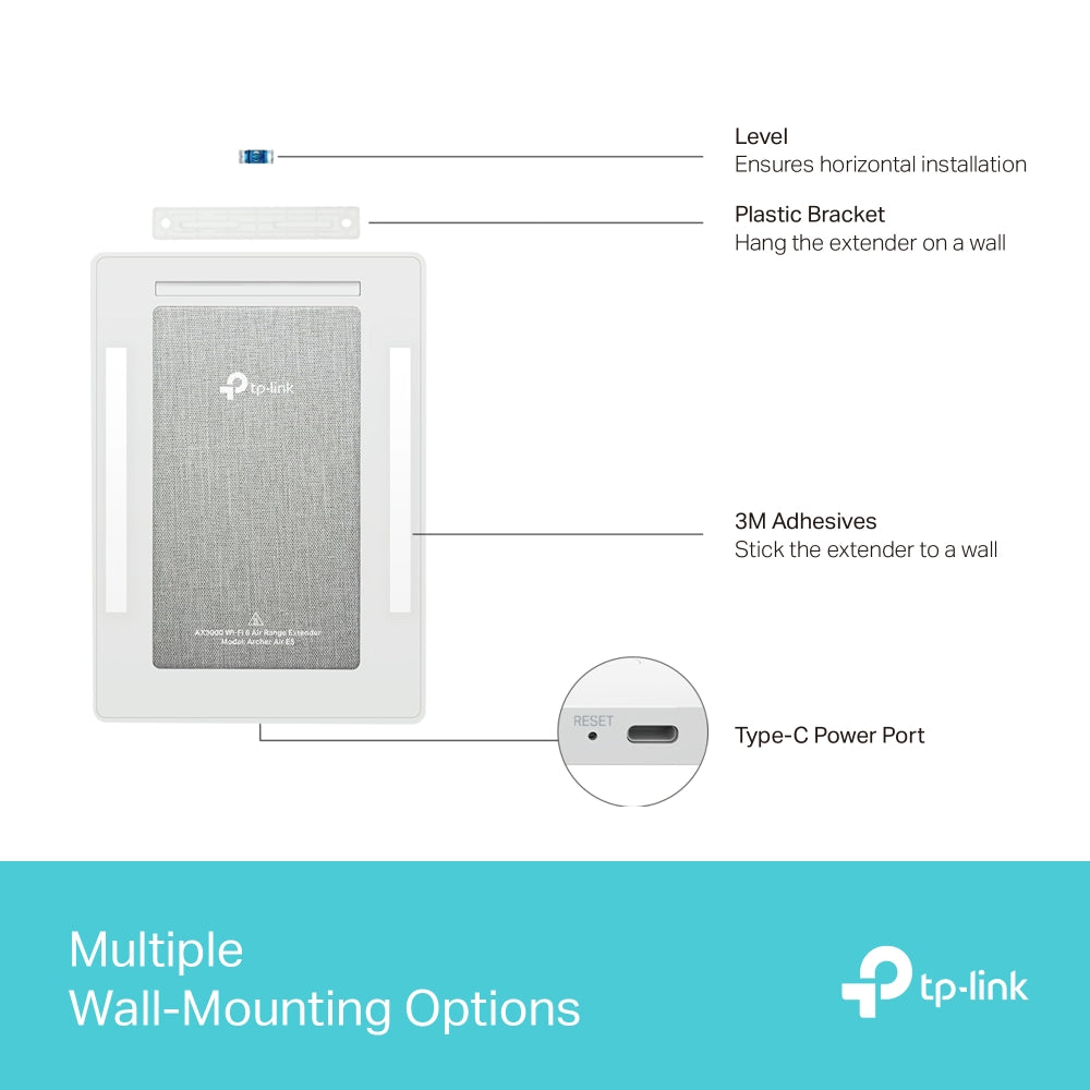 Archer Air E5 | AX3000 Dual-Band Wi-Fi 6 Air Range Extender