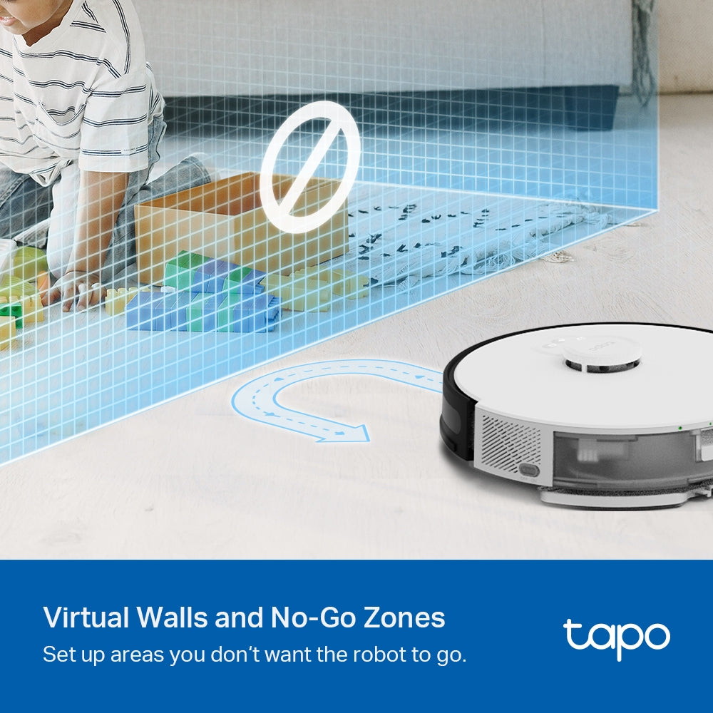 LiDAR Navigation Robot Vacuum & Mop, Tapo RV30C Mop