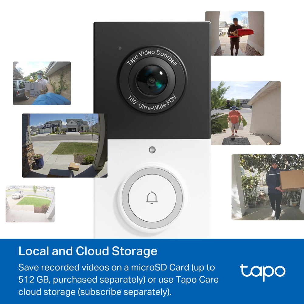 Tapo TD21 | Battery Video Doorbell, Chime Included, Subscription-free
