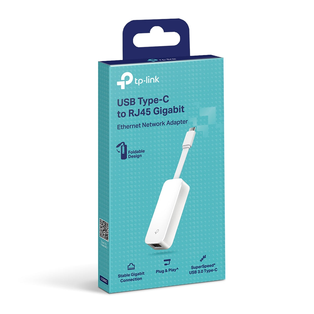 USB Type-C to RJ45 Gigabit Ethernet Network Adapter, UE300C(2-pack)