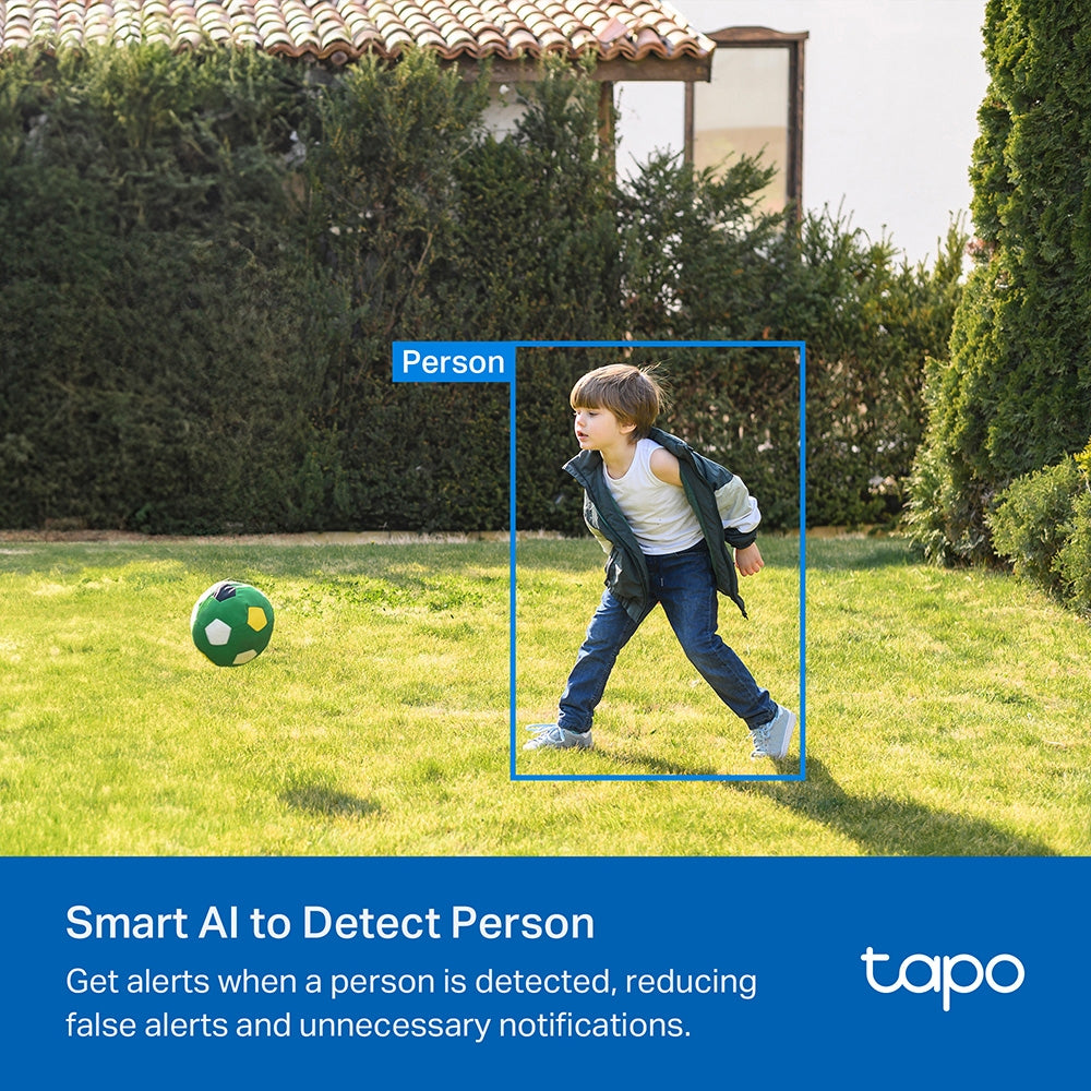 2K 3MP Smart Wire-Free Indoor/Outdoor Security Camera,Tapo C410(2-pack)