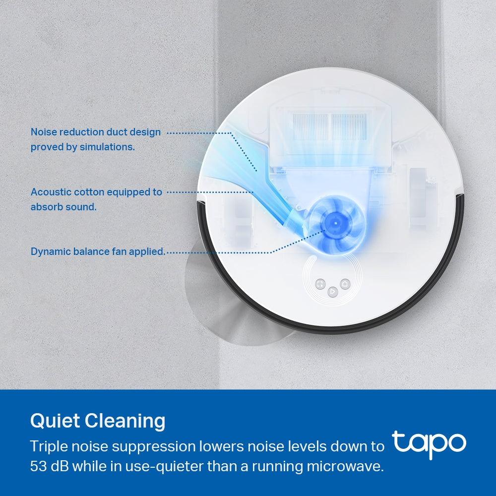 LiDAR Navigation Robot Vacuum & Mop, Tapo RV30C Mop