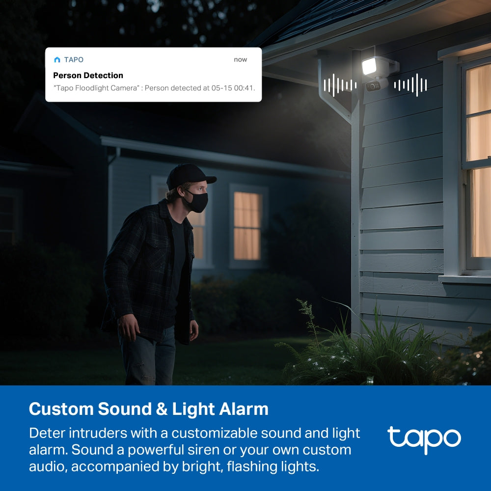 Tapo C615F KIT | Solar-Powered Floodlight Pan/Tilt Security Camera Kit