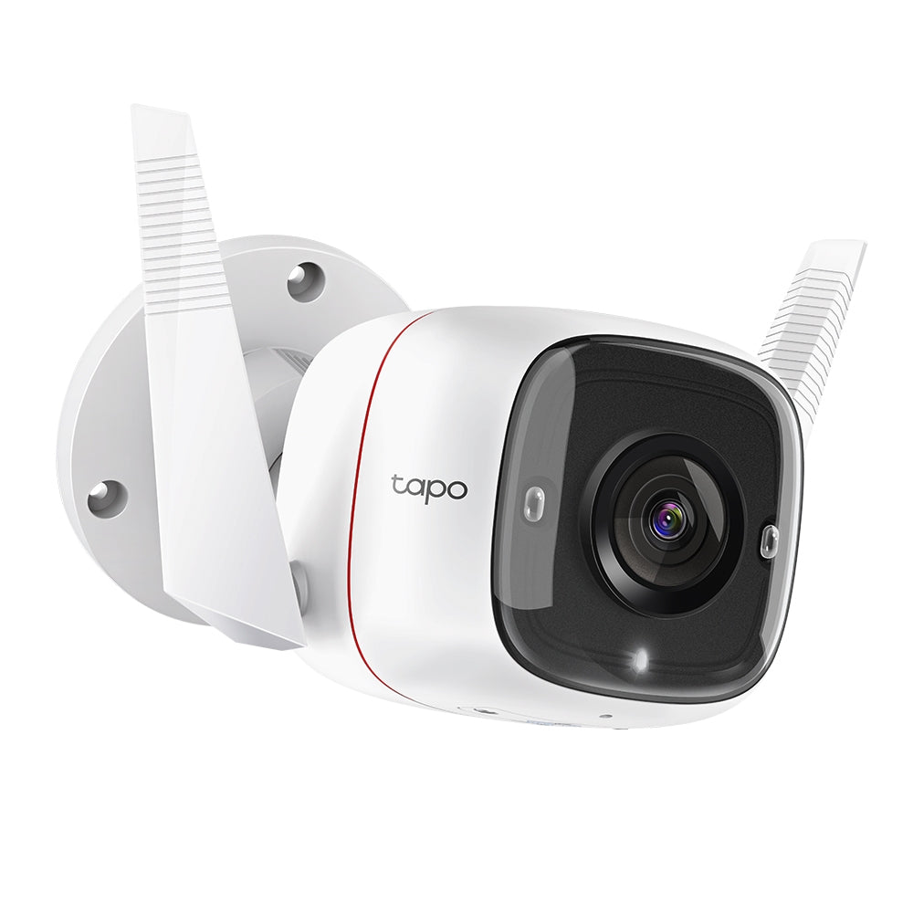 Tapo TC65(2-pack) | Outdoor Security Cam, 2K Crystal-Clear, Night Vision, Wired/Wireless