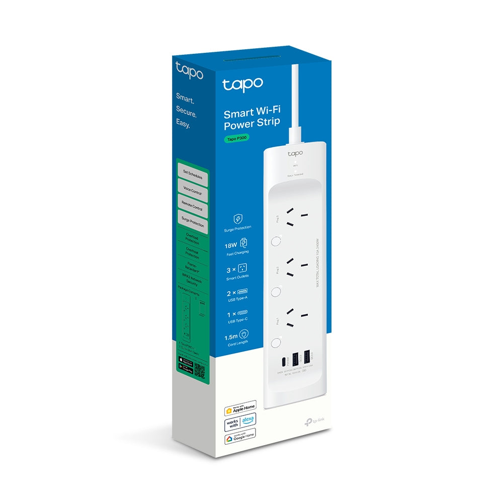 Smart Wi-Fi Power Strip, Tapo P300