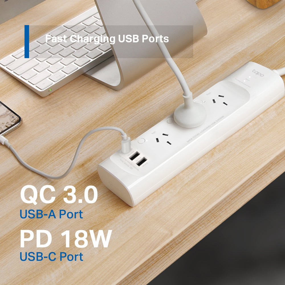 Smart Wi-Fi Power Strip, Tapo P300