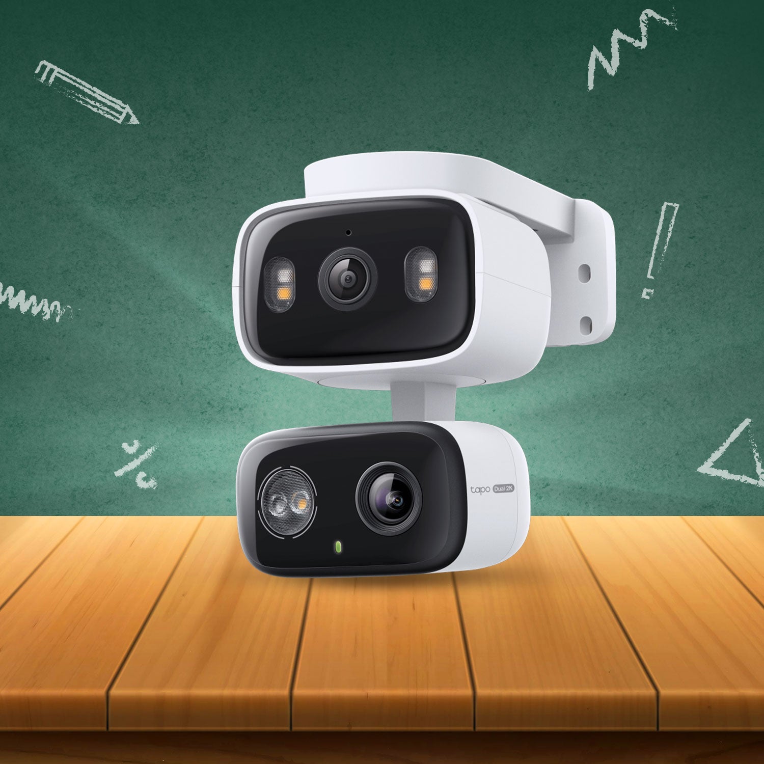 Tapo C246D | 2K 3MP Indoor/Outdoor Dual Lens Pan/Tilt Security Camera