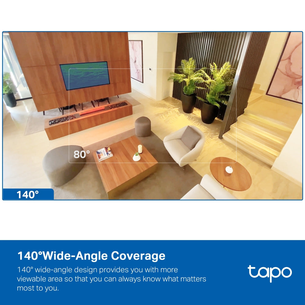AI Home Security Wi-Fi Camera, Tapo C125