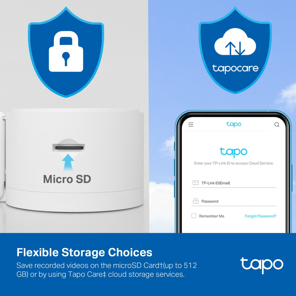 AI Home Security Wi-Fi Camera, Tapo C125