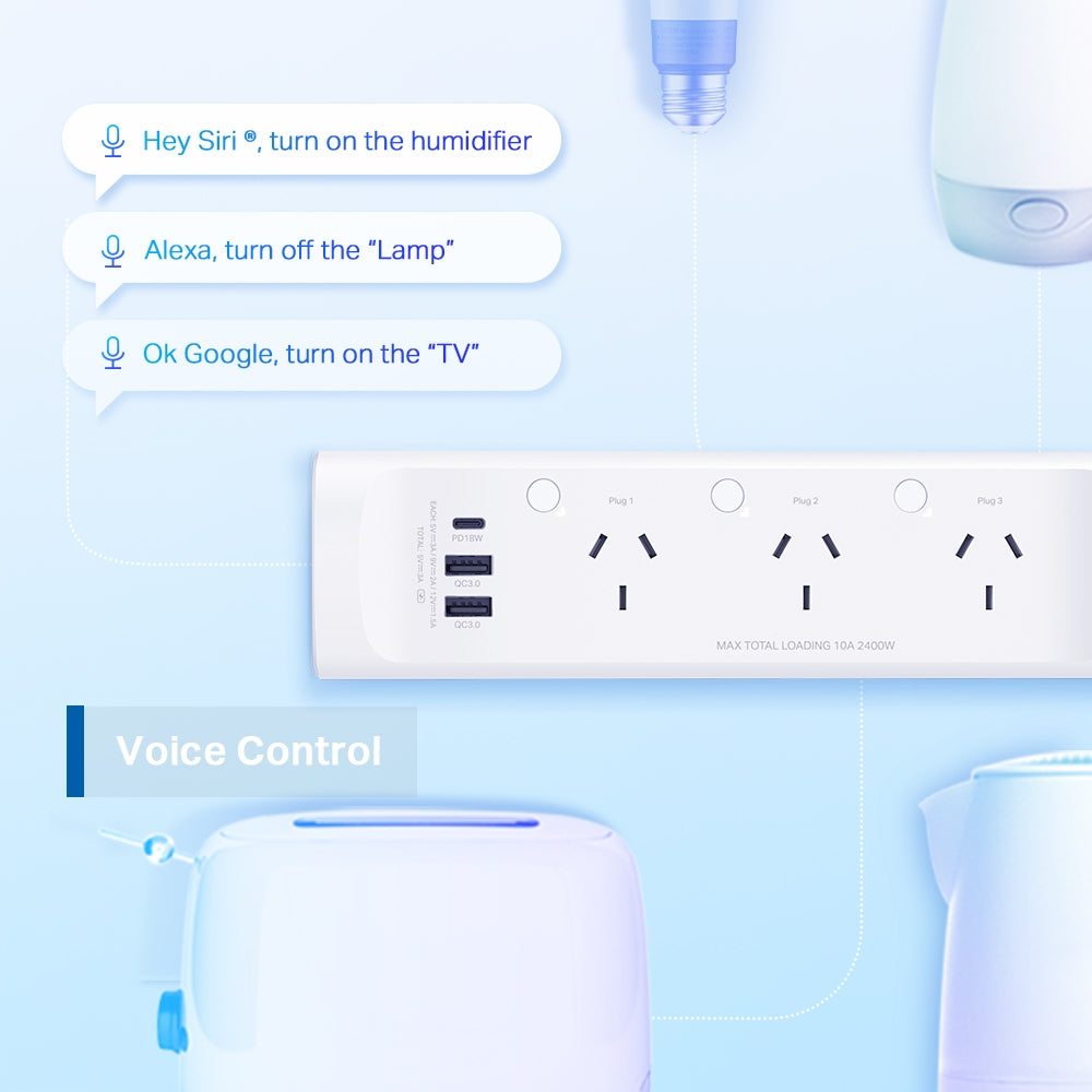 Smart Wi-Fi Power Strip, Tapo P300