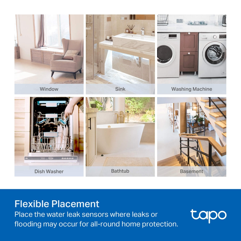 Tapo T300 (2-pack) | Smart Water Leak Sensor