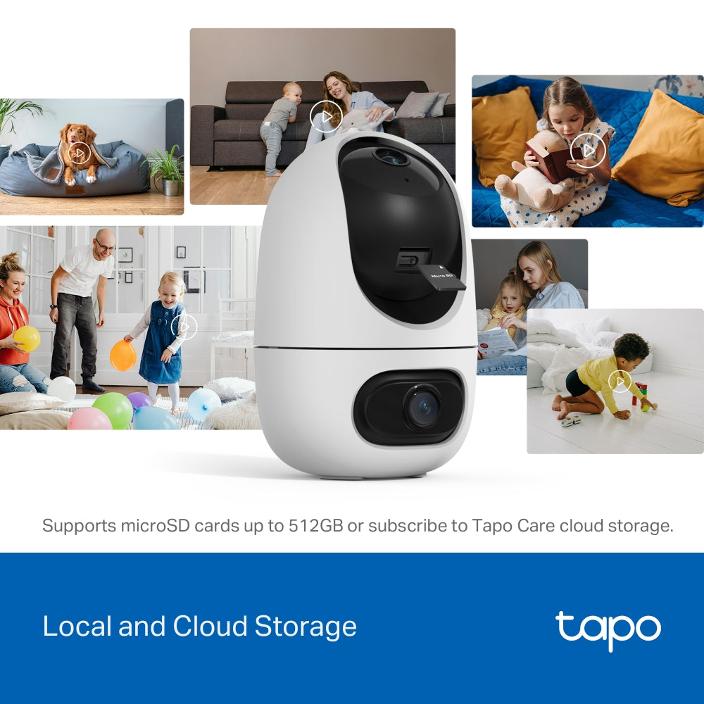 Tapo C245D | Dual Lens Pan/Tilt Security Camera