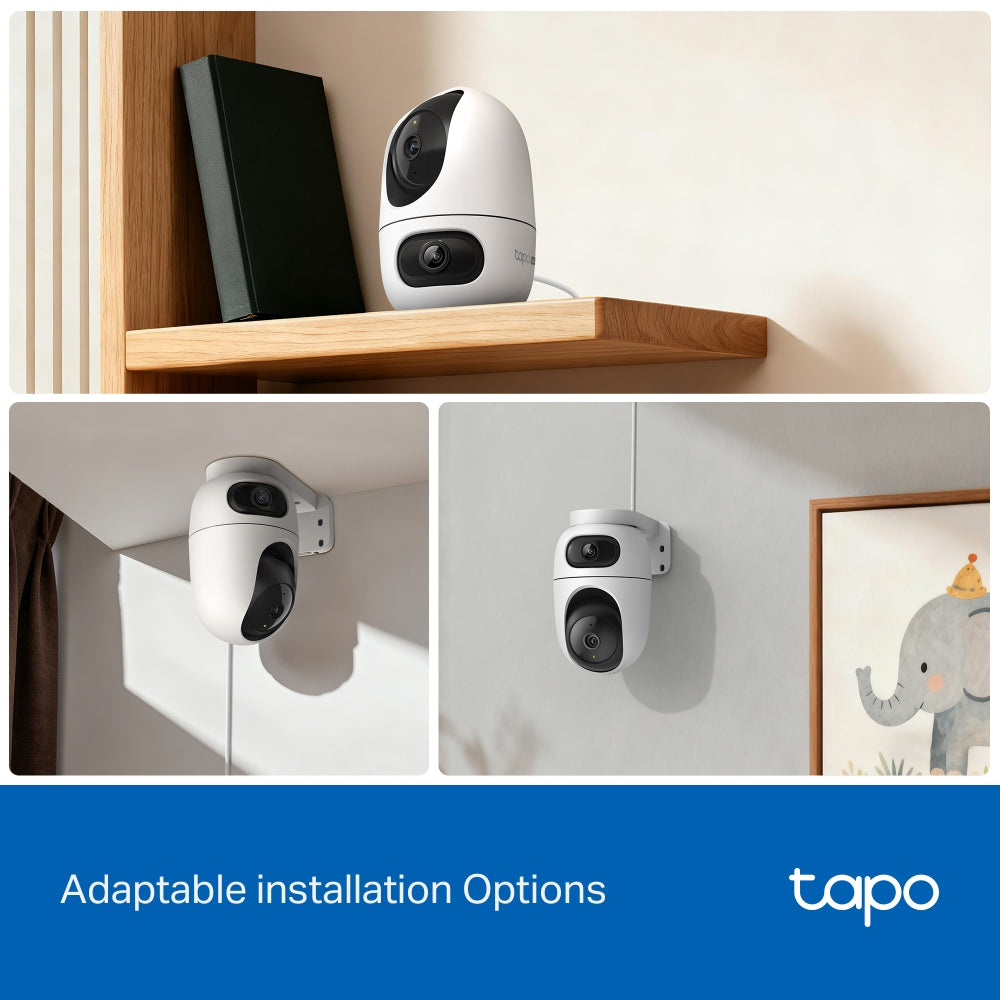 Tapo C245D | Dual Lens Pan/Tilt Security Camera
