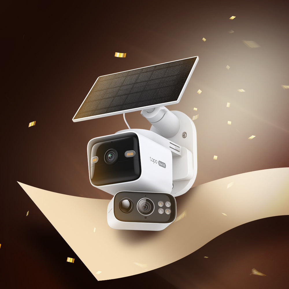 Tapo C645D KIT | Dual-Lens Pan/Tilt Security Camera Kit, 2K