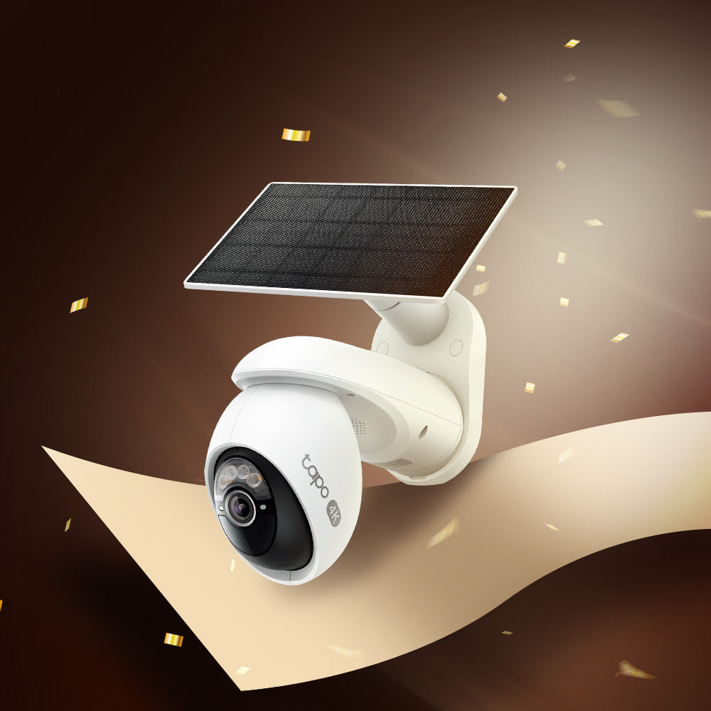 Tapo C660 KIT | Solar Pan/Tilt Security Camera Kit, 4K 8MP, AI Tracking