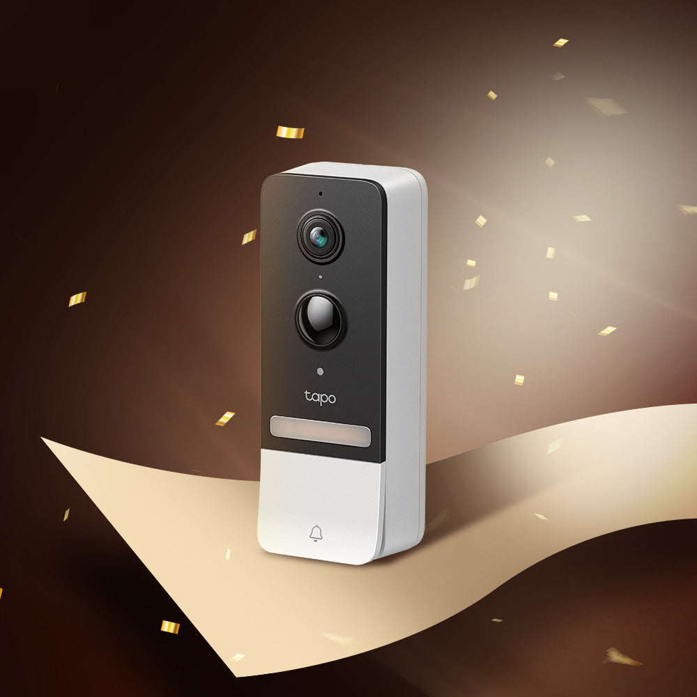 Tapo D230S1 | Smart Battery Video Doorbell, 2K 5MP, Colour Night Vision