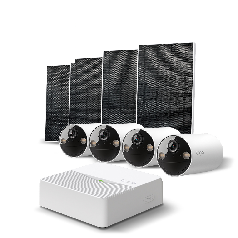 Tapo | 2K Wireless Outdoor Security Kit (4 Cameras)