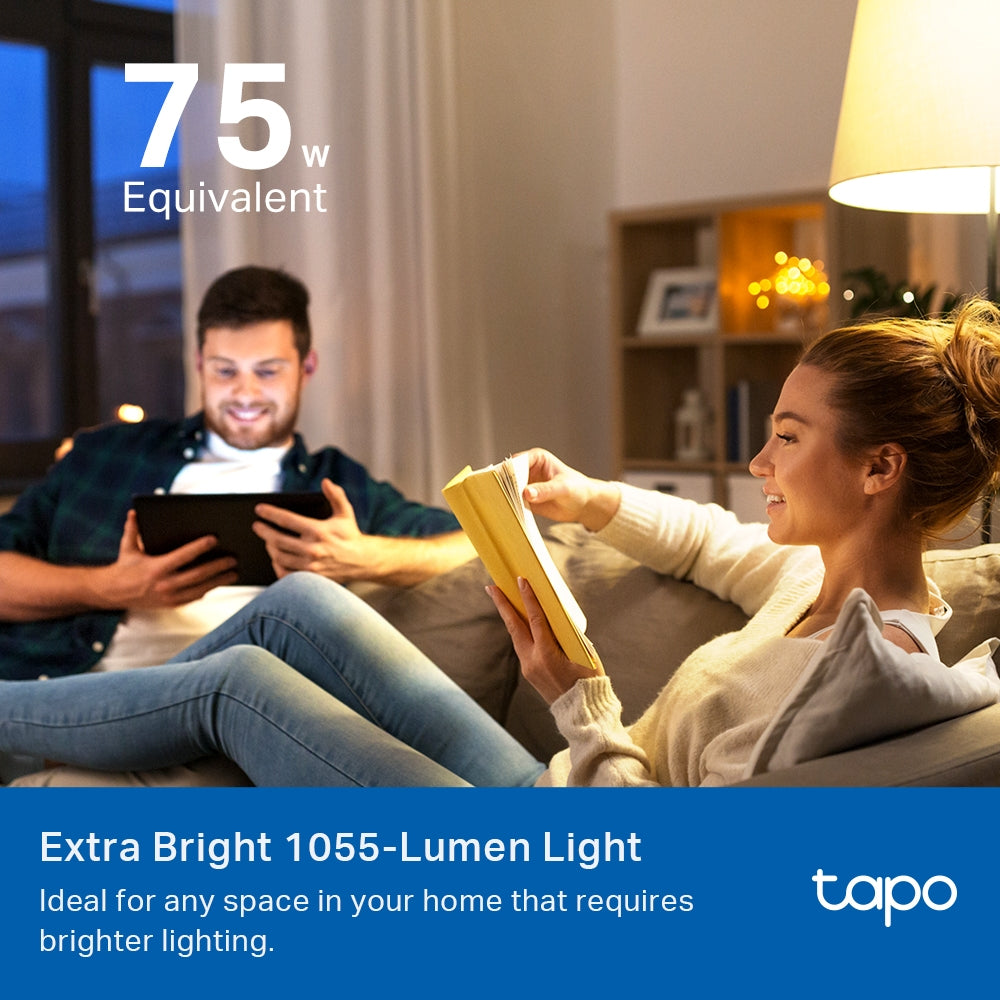 Smart Wi-Fi Light Bulb, Multicolour, Tapo L535E, Lamp Base E27