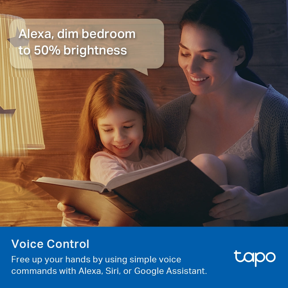 Smart WiFi Light Bulb, Multicolour, Tapo L535B, Lamp Base B22