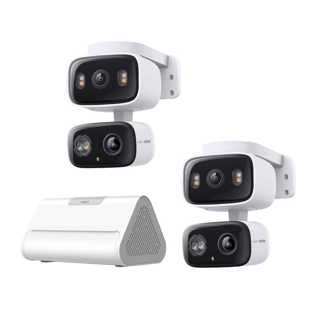Tapo Indoor & Outdoor Dual-Lens Security Pack