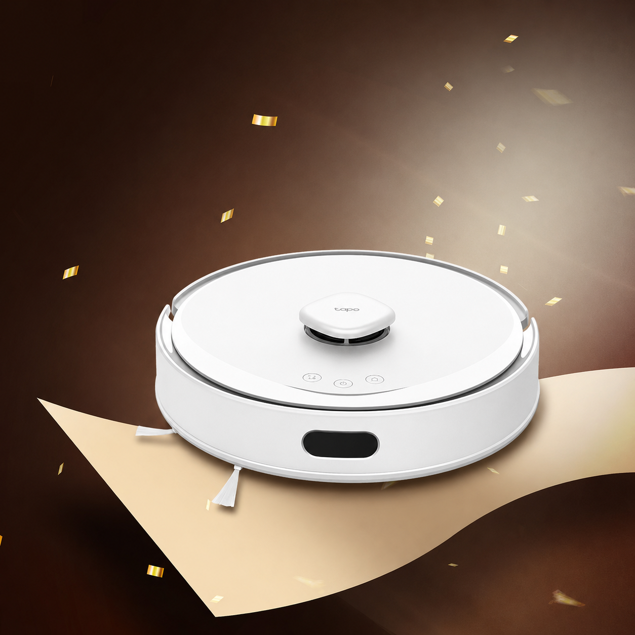 Tapo RV30 Max White | Robot Vacuum & Mop, 5300Pa Suction, LiDAR Navigation