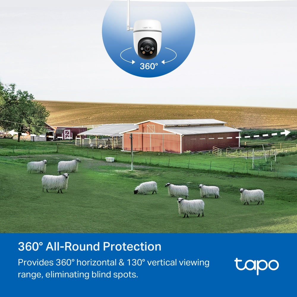 Tapo TC40GW | Outdoor Pan/Tilt 4G LTE Camera