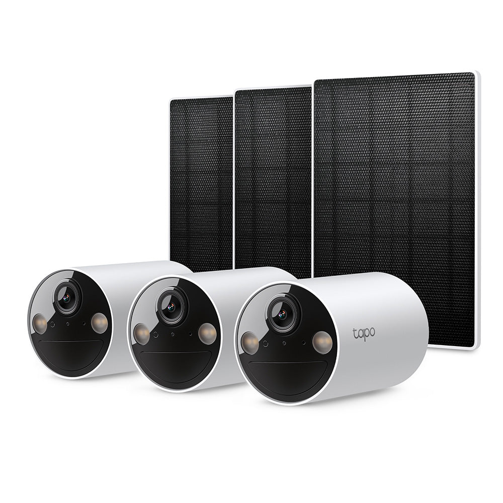 Tapo C410 KIT | Solar-Powered Security Camera Kit, 2K 3MP, Night Vision, Two Way Audio