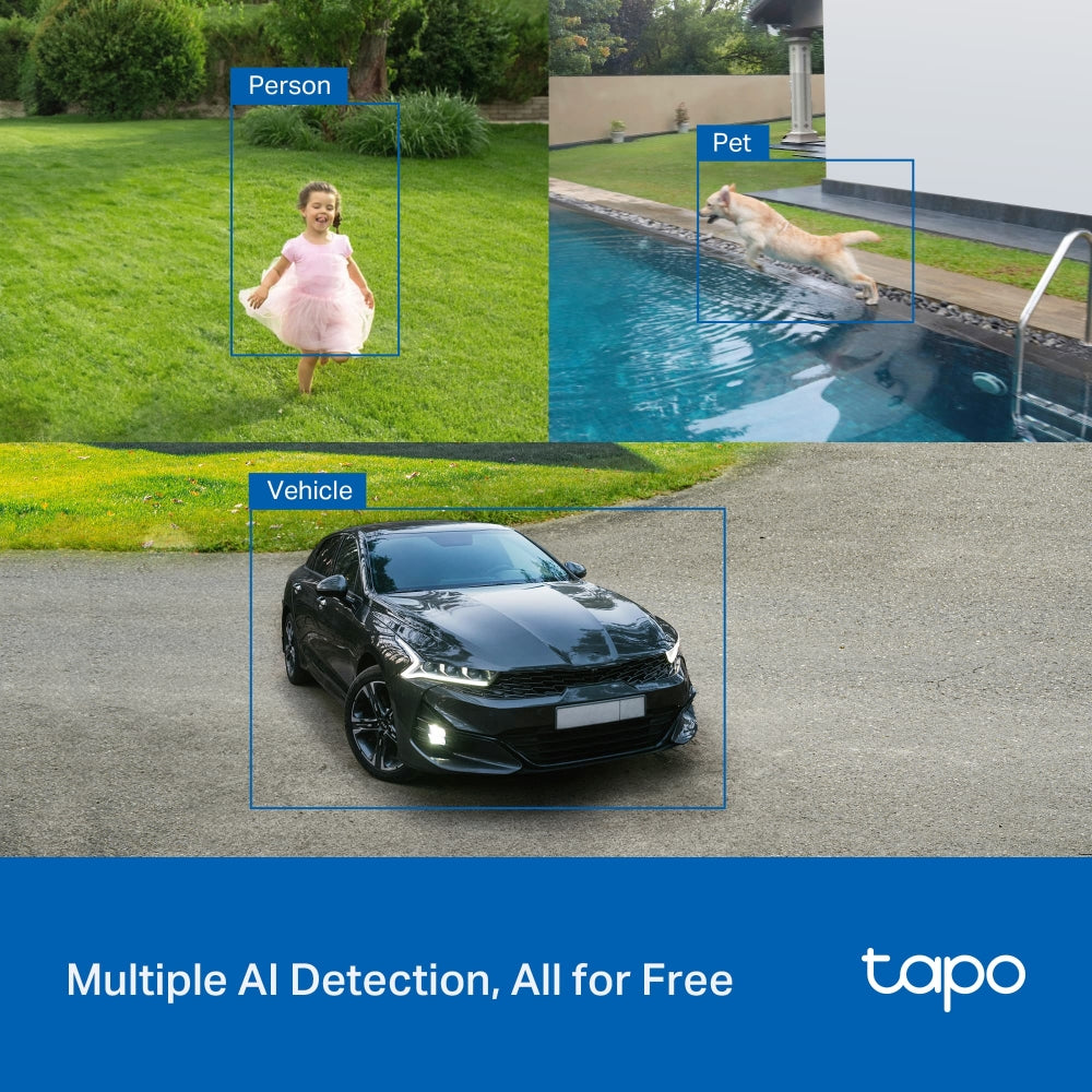 Solar-Powered Security Camera Kit, TC85 KIT(4-pack)