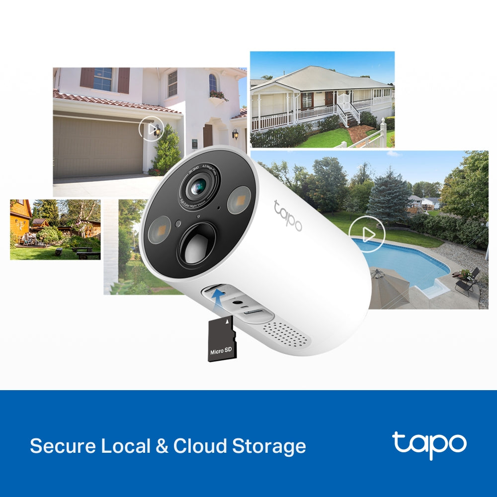 Tapo TC85 KIT(4-pack) | Solar-Powered Security Camera Kit
