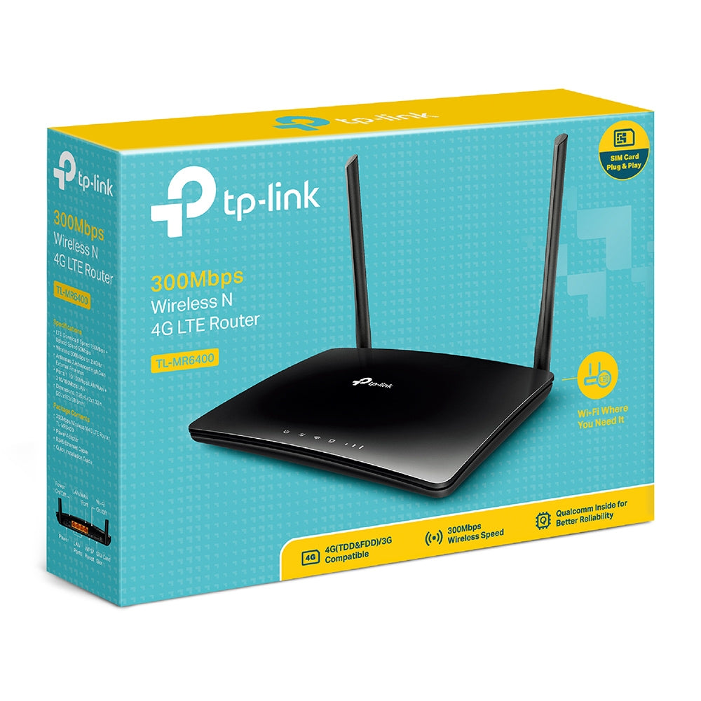 TL-MR6400 - Refurbished | 300 Mbps Wireless N 4G LTE Router