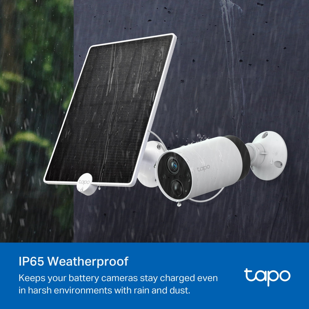 Tapo A200 | Solar Panel, Non-Stop Solar Power, Work with Battery-Powered Cam