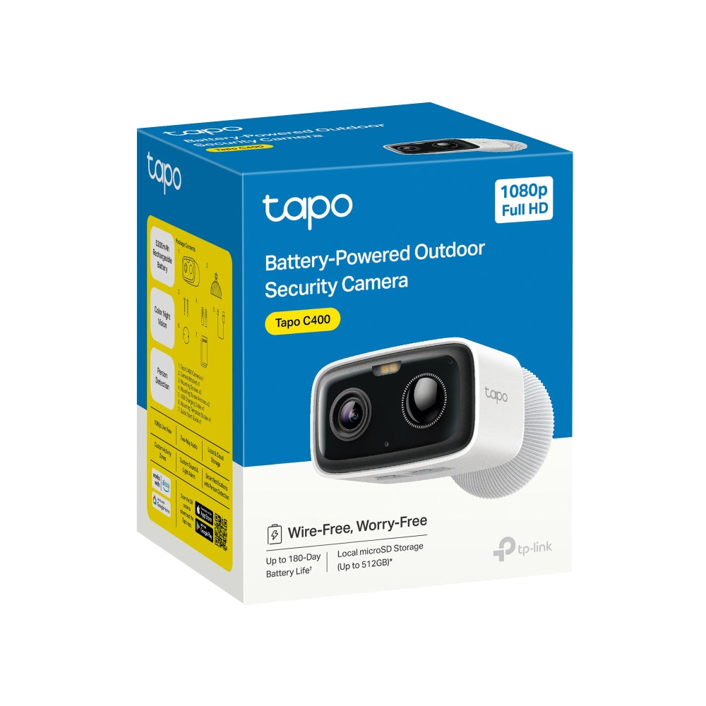 1080P Smart Wire-Free Outdoor Security Camera,Tapo C400