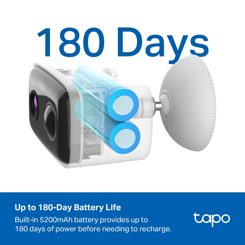 1080P Smart Wire-Free Outdoor Security Camera,Tapo C400
