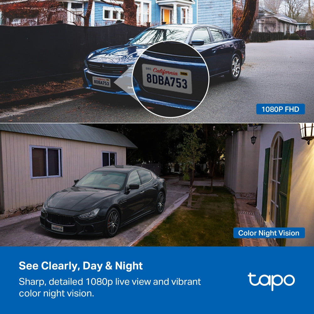1080P Smart Wire-Free Outdoor Security Camera,Tapo C400