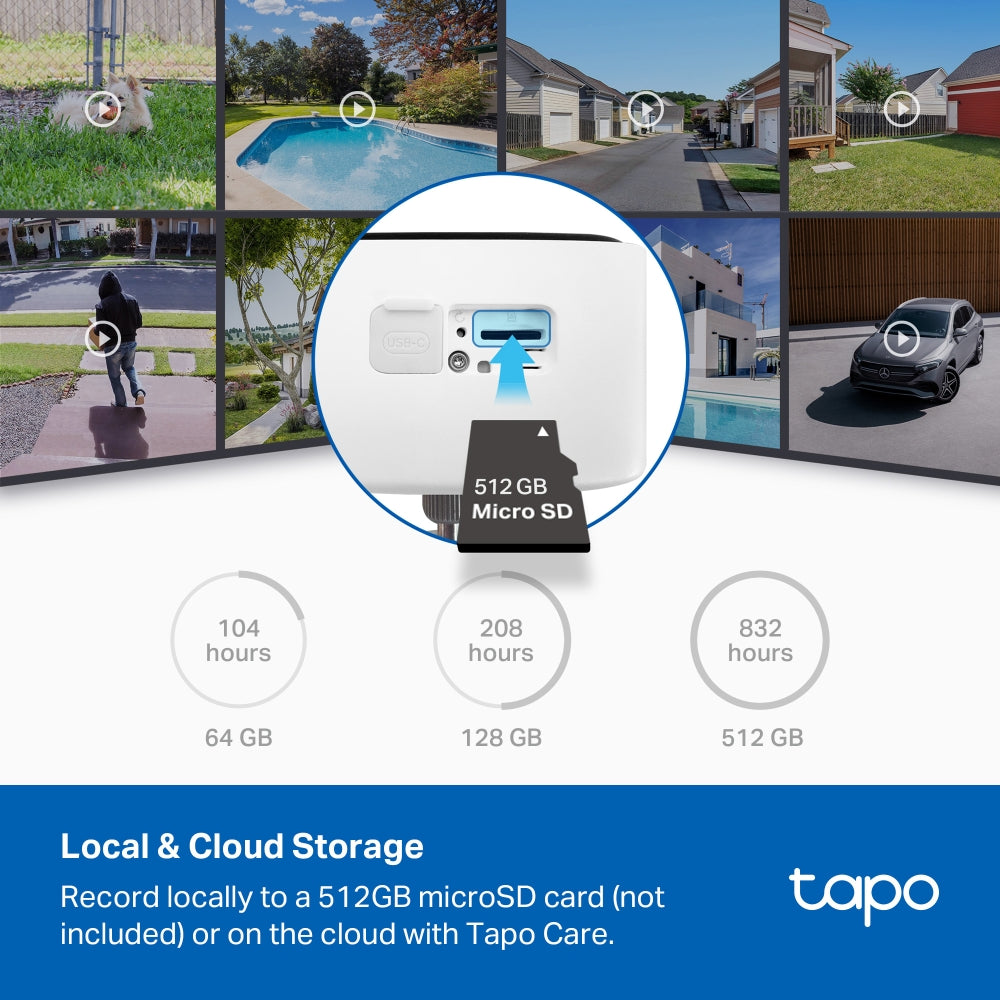 1080P Smart Wire-Free Outdoor Security Camera,Tapo C400