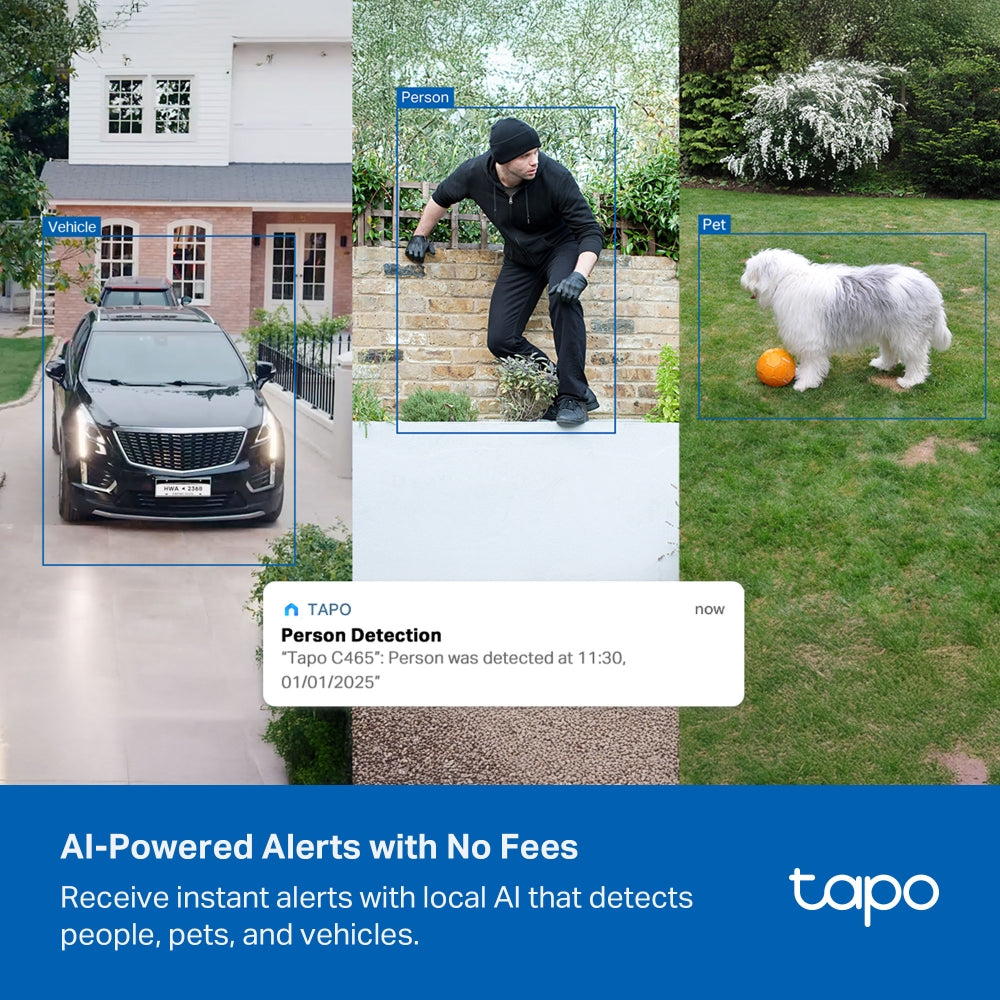 Tapo C465 | Tapo Enhanced AI Solar Security Camera Ultra