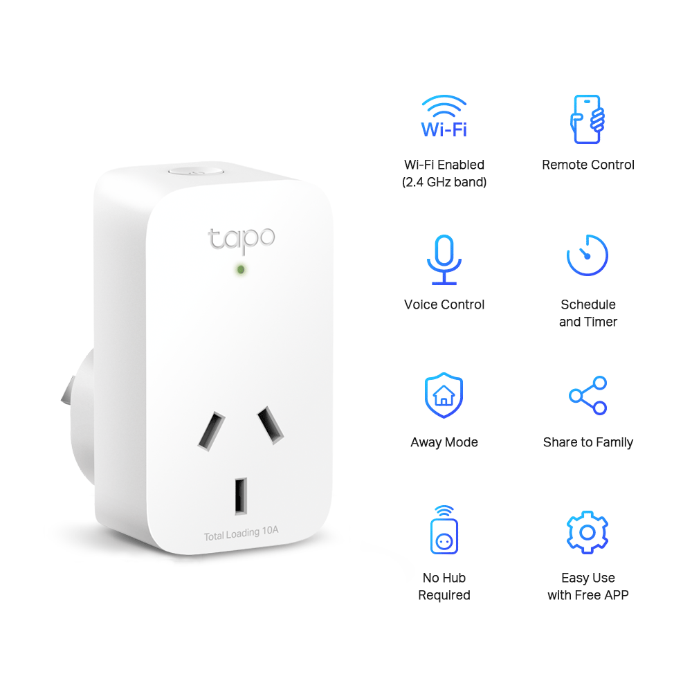 Tapo P100 (5-pack) | Mini Smart Wi-Fi Socket