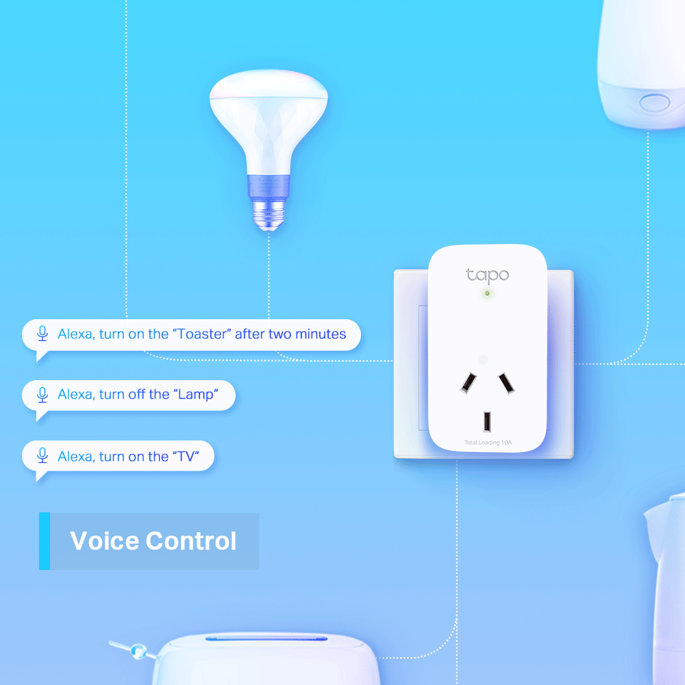 Tapo P100 (5-pack) | Mini Smart Wi-Fi Socket