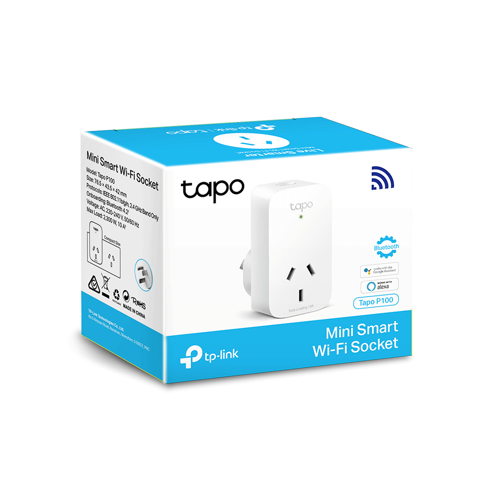Tapo P100 (3-pack) | Mini Smart Wi-Fi Socket