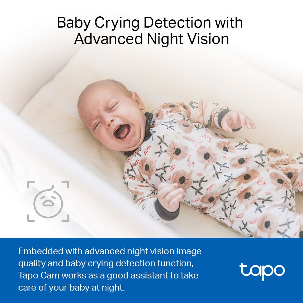Tapo C100 | Home Security Wi-Fi Camera, 1080P, Advanced Night Vision, Two-Way Audio