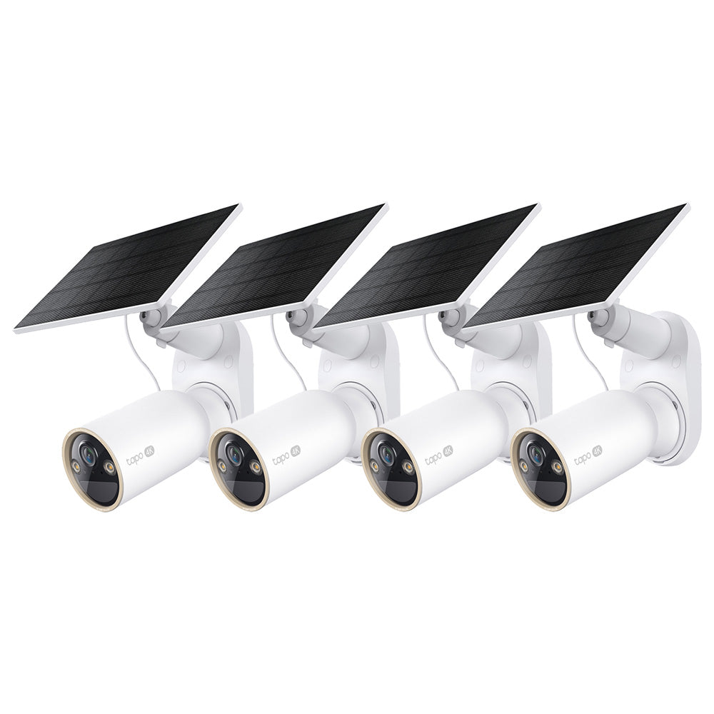 4K Solar-Powered Security Camera Kit, Tapo C460 KIT(4-pack)
