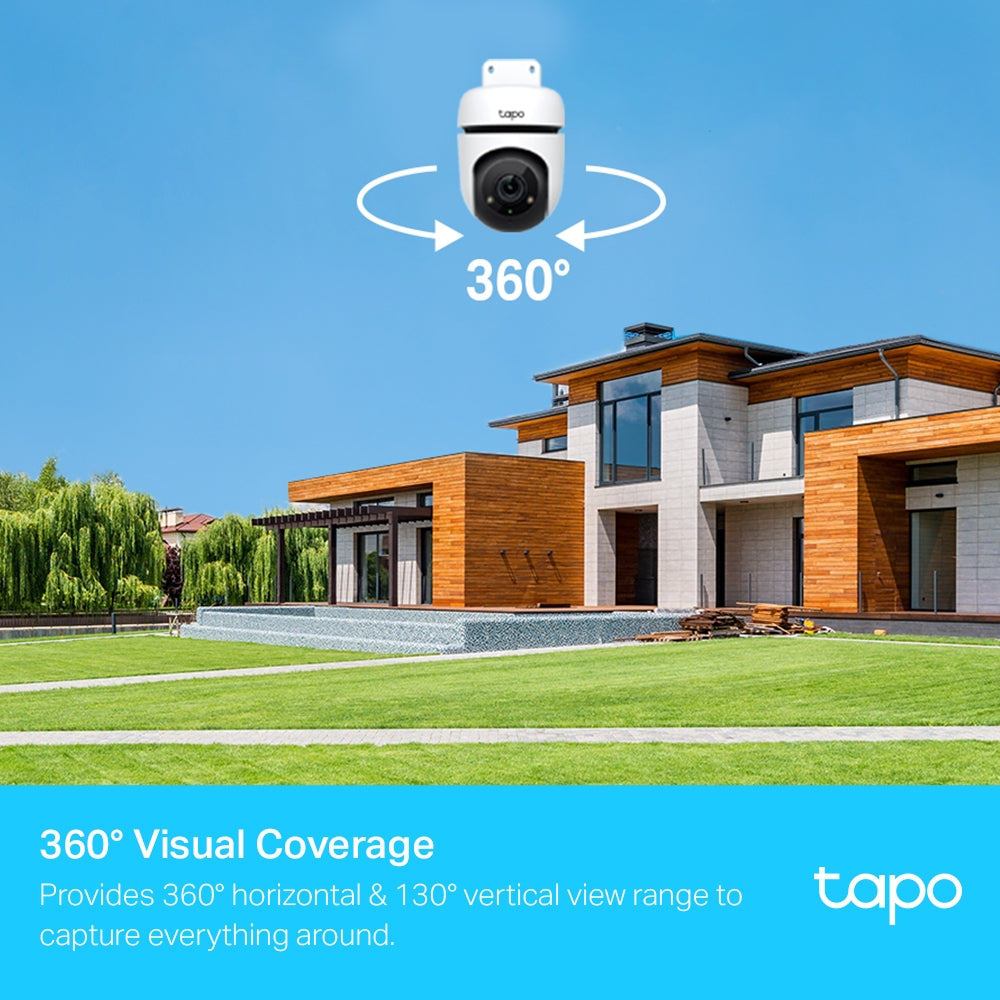 Tapo C500 | Outdoor Pan/Tilt Security Wi-Fi Camera, 1080P, Night Vision, 24/7, Two-Way Audio