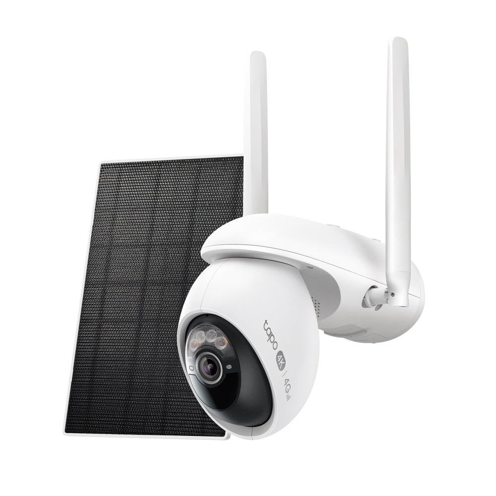 Tapo C665G KIT | Solar-Powered Pan/Tilt Wi-Fi/4G LTE Security Camera Kit