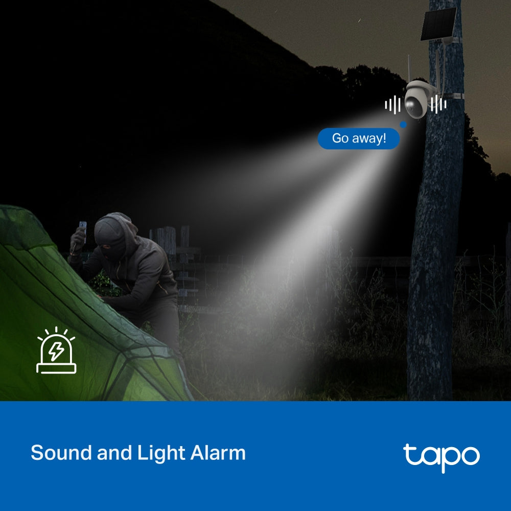 Tapo C665G KIT | Solar-Powered Pan/Tilt Wi-Fi/4G LTE Security Camera Kit