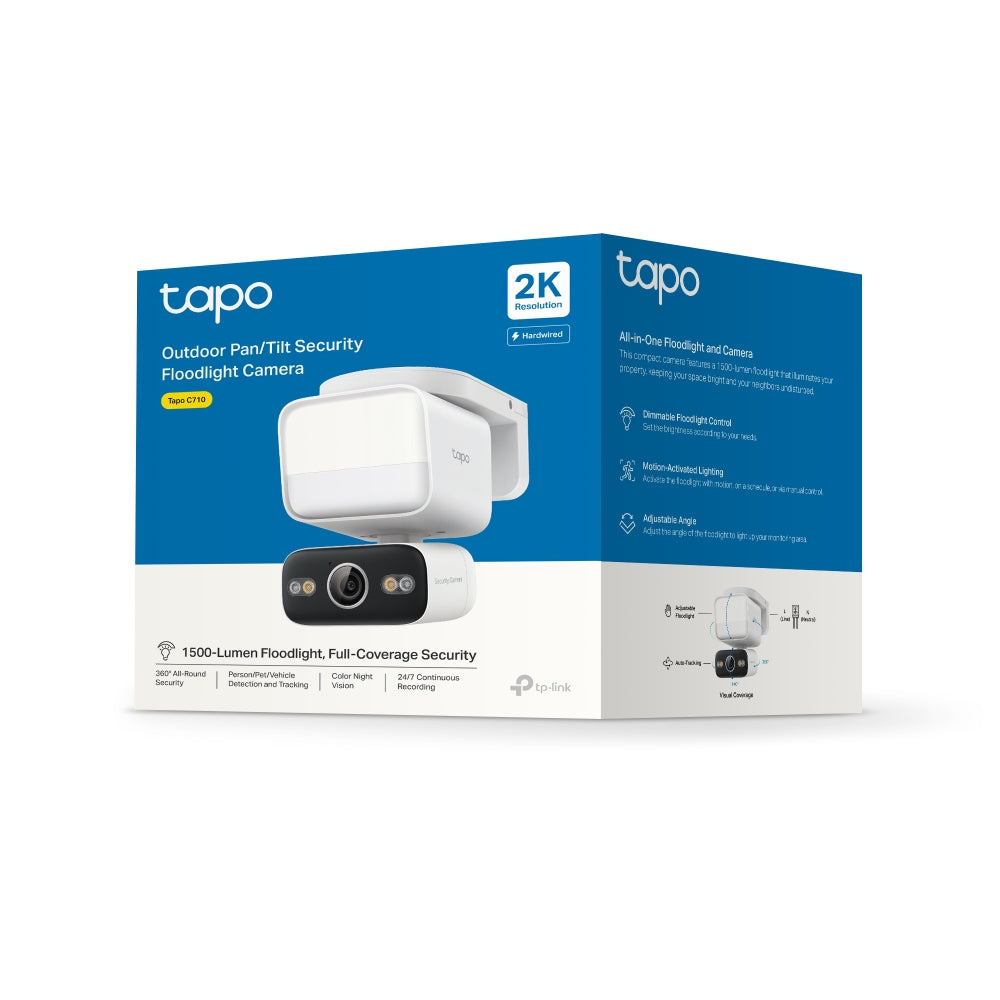 Tapo C710 | Outdoor Pan/Tilt Security Floodlight Camera